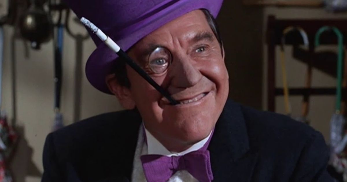 Burgess Meredith en Batman como Penguin