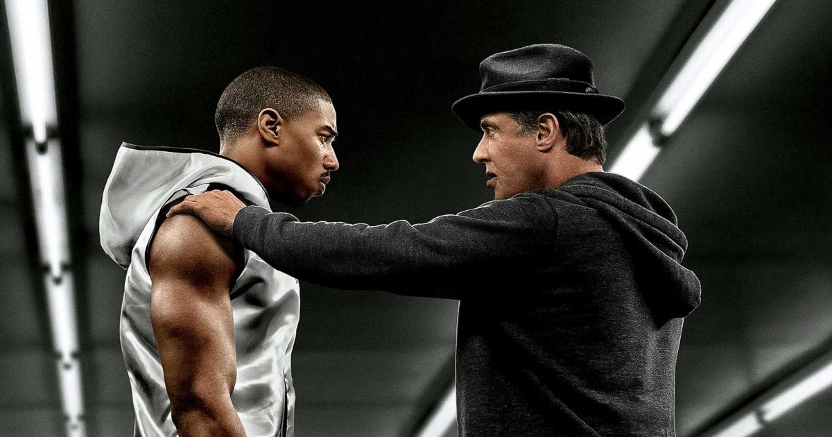 Michael B. Jordan y Sylvester Stallone en Rocky