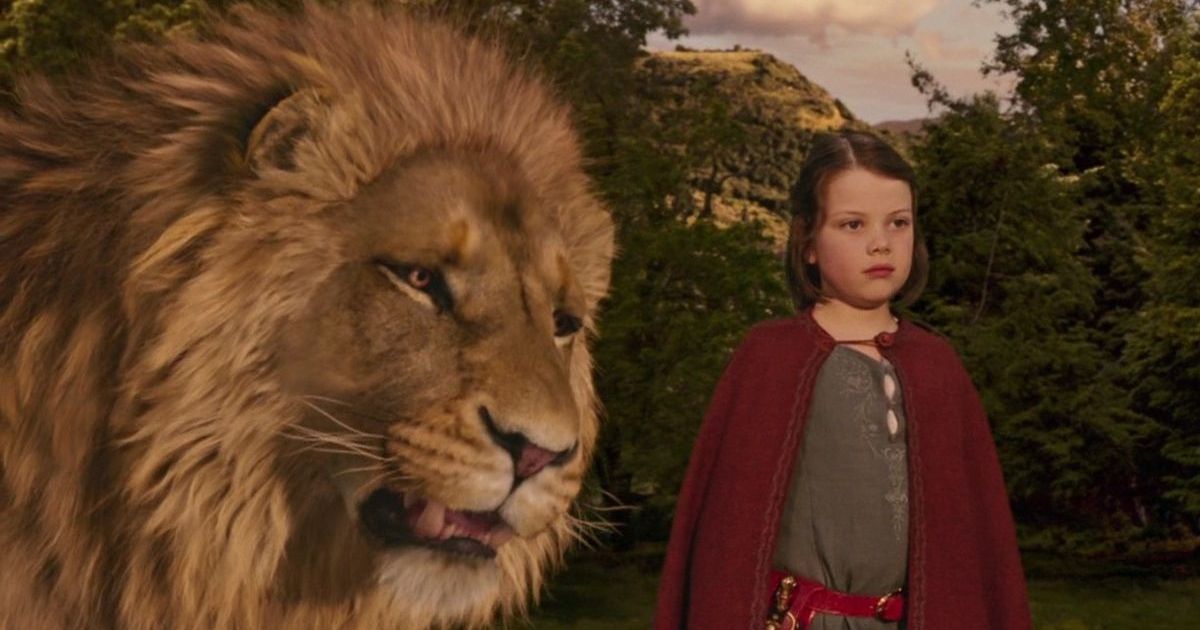 Liam Neeson en Narnia como Aslan