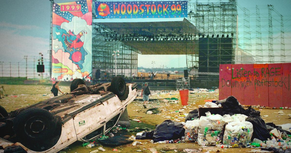 Tren descarrilado Woodstock 99
