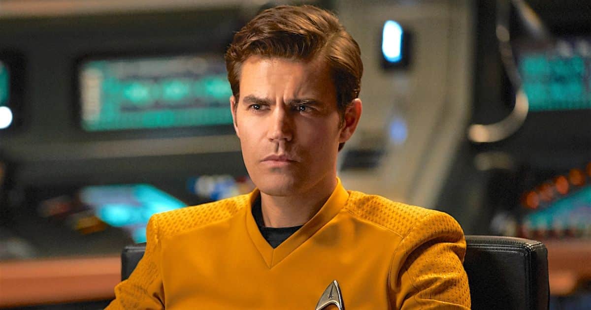 Paul Wesley como Capitán Kirk en Star Trek Strange New Worlds