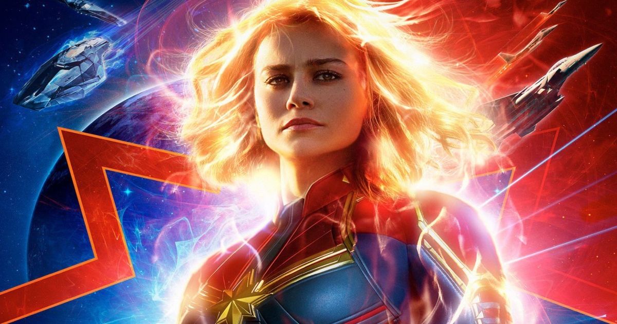 Brie Larson como Capitana Marvel en el MCU