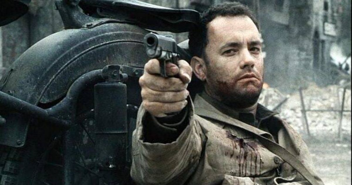 Tom Hanks en Salvar al soldado Ryan