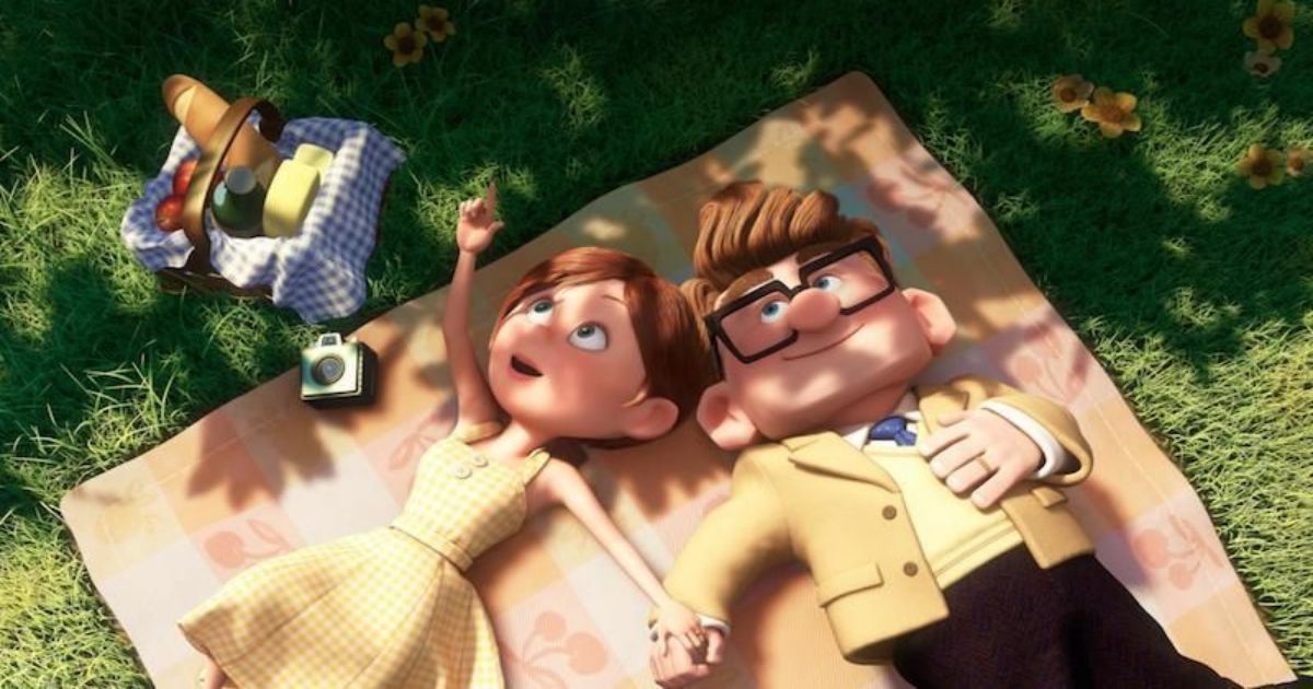 Carl y Ellie en un picnic en Up