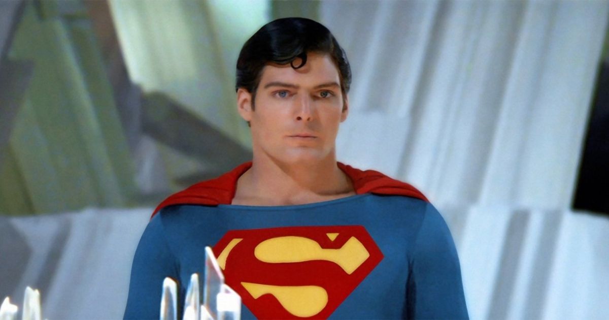 Christopher Reeve como Superman en la película de 1978
