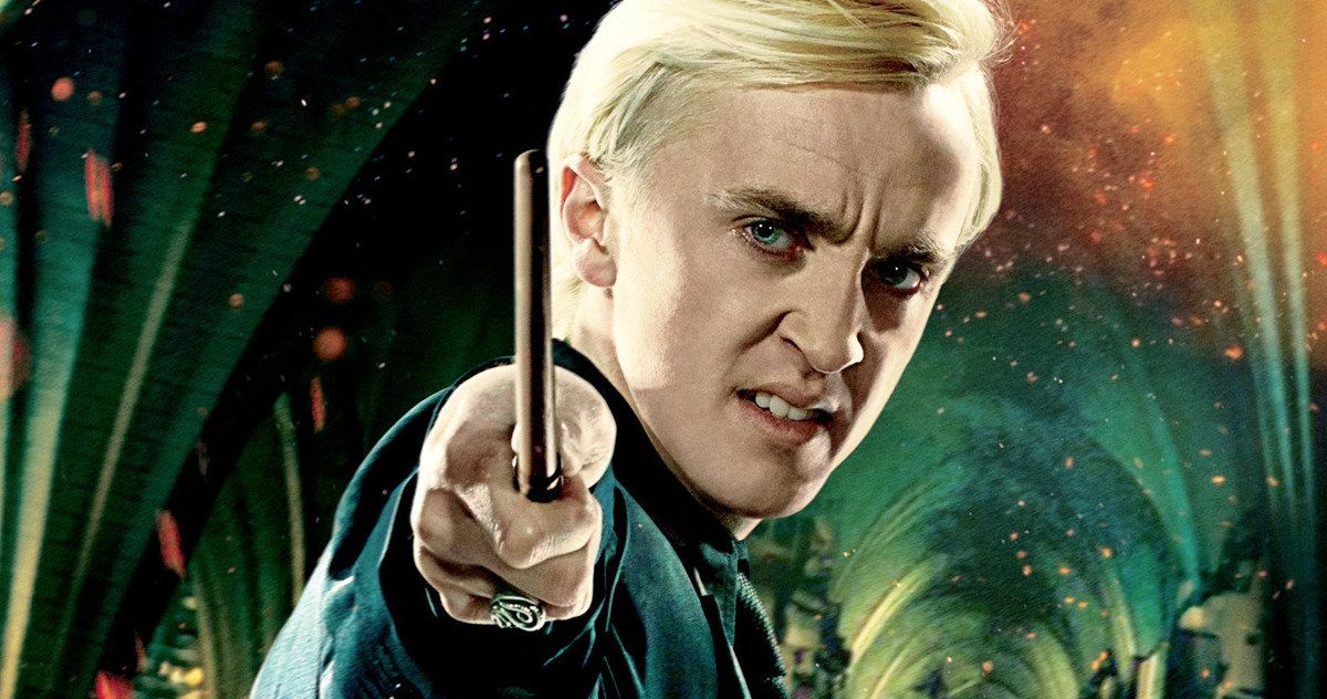 Tom Felton como Draco Malfoy en las películas de Harry Potter