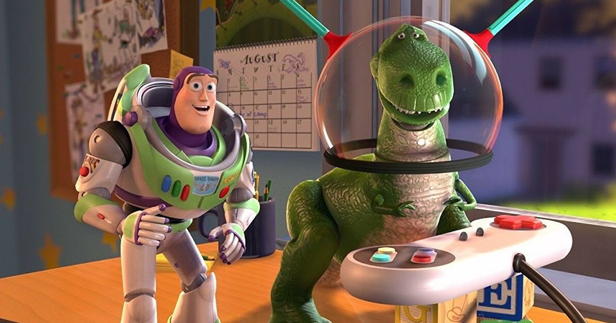 Toy Story 2 Buzz y Rex