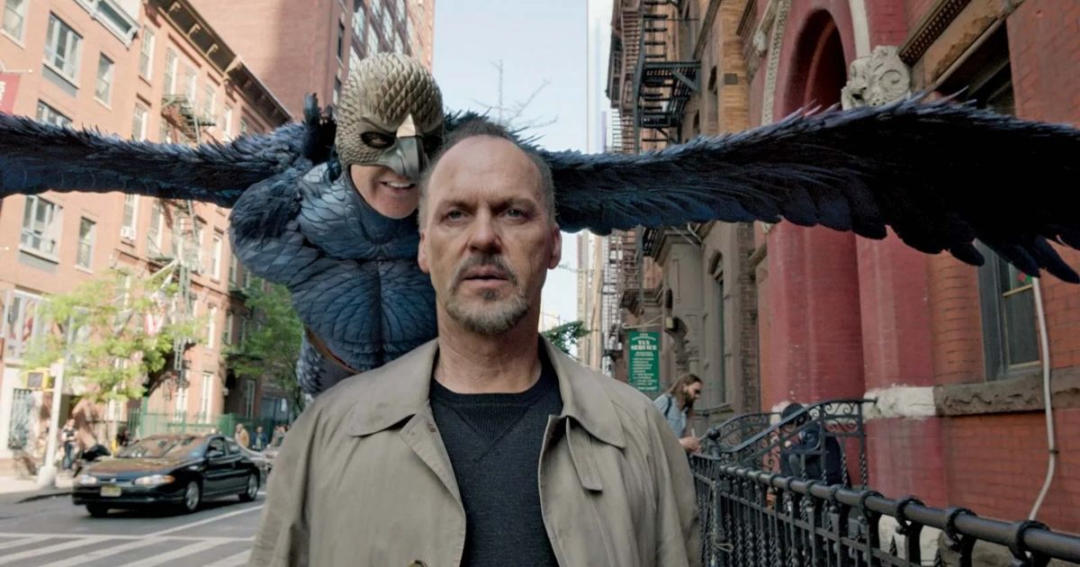Michael Keaton en El hombre pájaro
