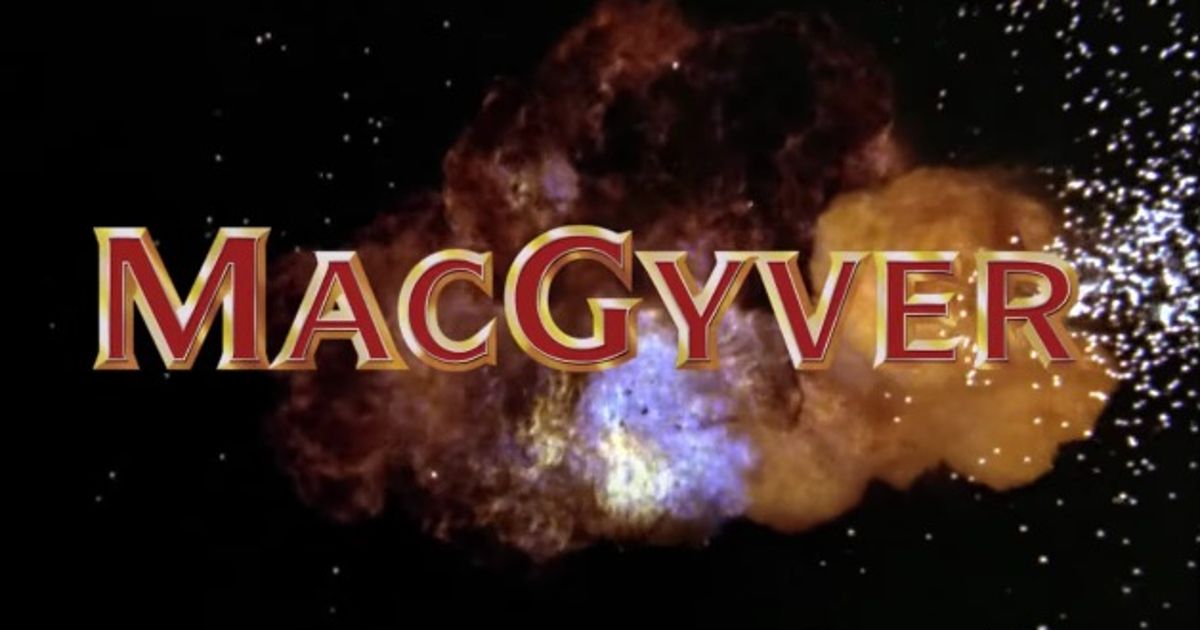 Logotipo explosivo en MacGyver