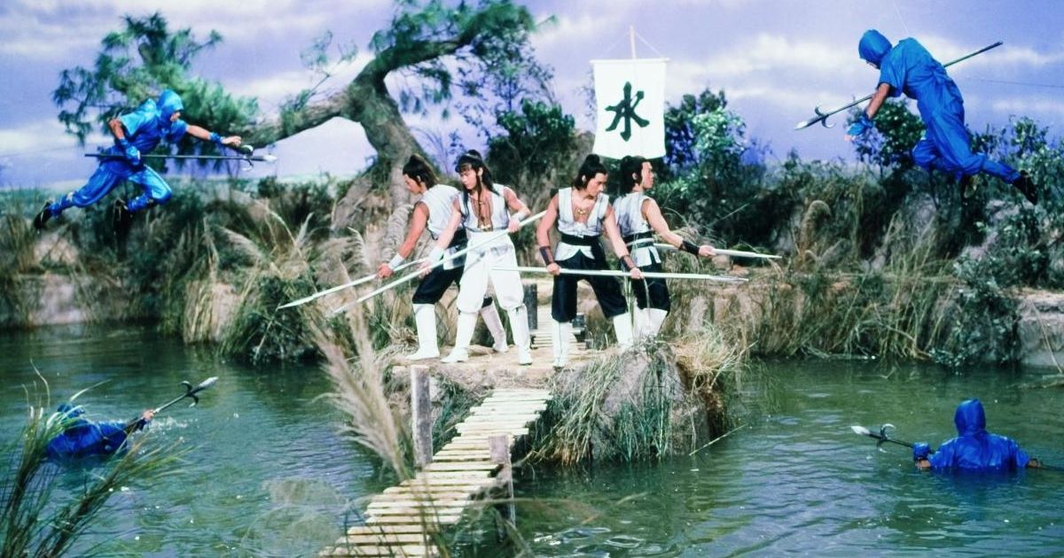 Una escena de Los Cinco Elementos Ninjas