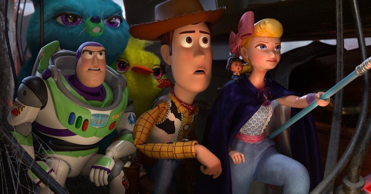 Toy Story 4 Buzz, Woody y Bo-Peep