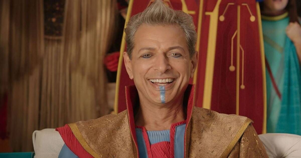 Goldblum sonriendo en Thor Ragnarok