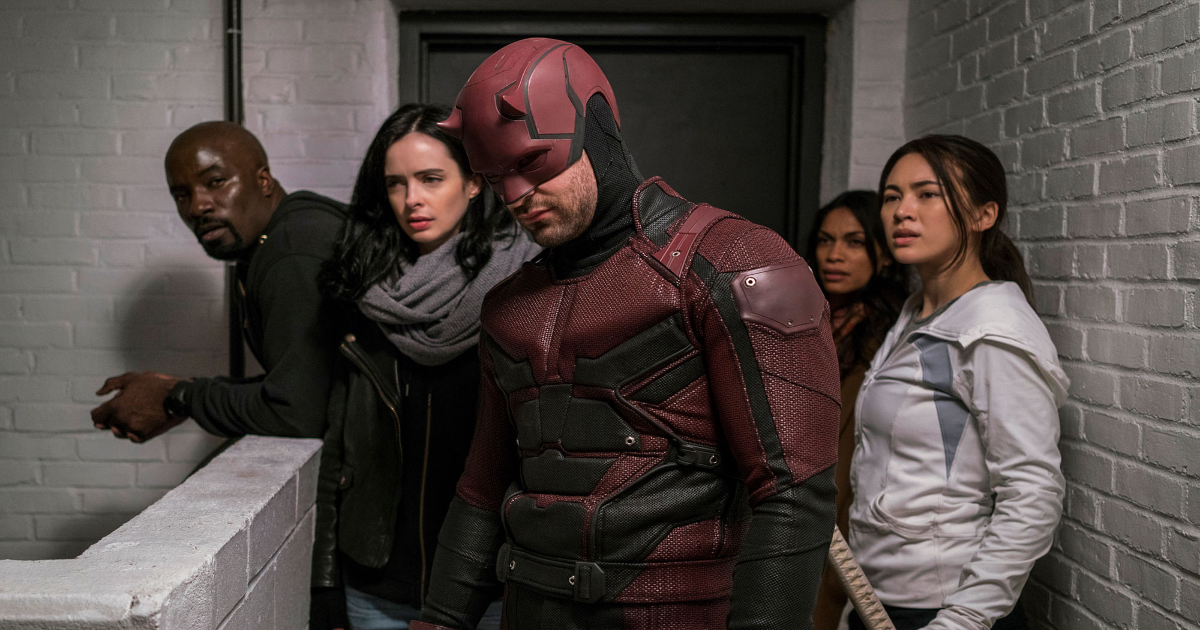 Daredevil, Jessica Jones y Luke Cage en Los defensores