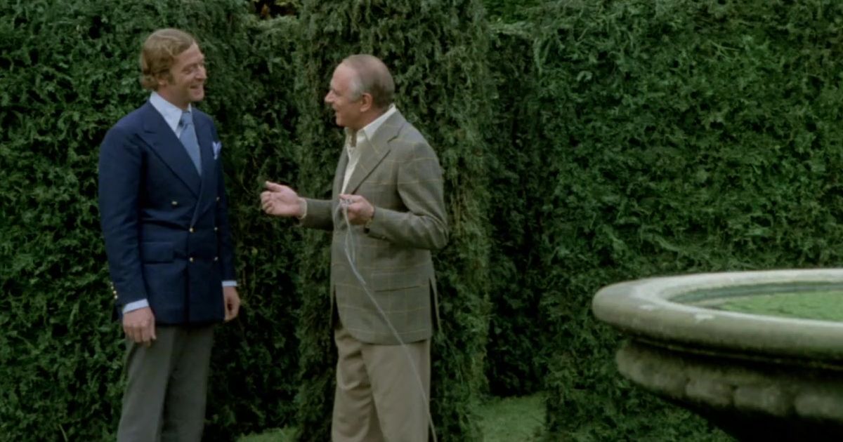 Película de detectives de 1972 con Michael Caine y Laurence Olivier
